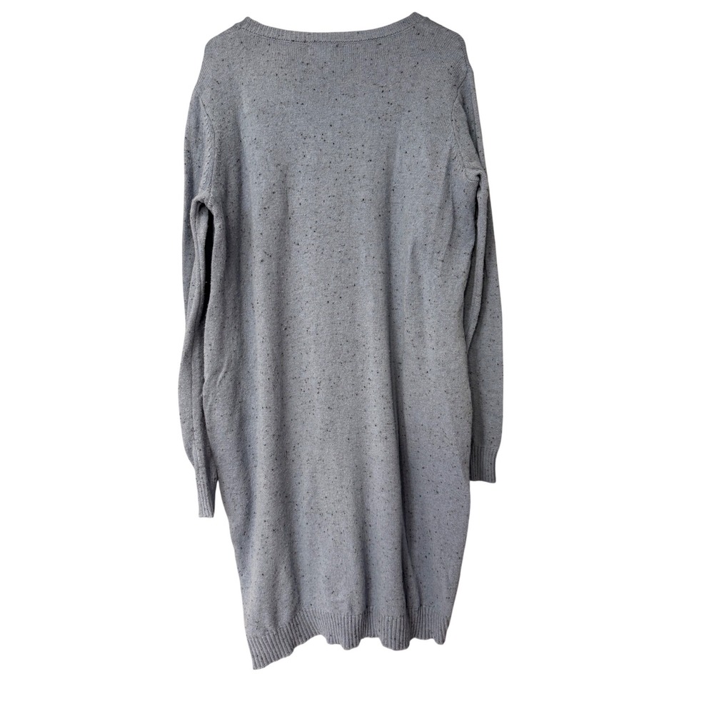 Seraphine Speckled Gray Long Sleeve Dress